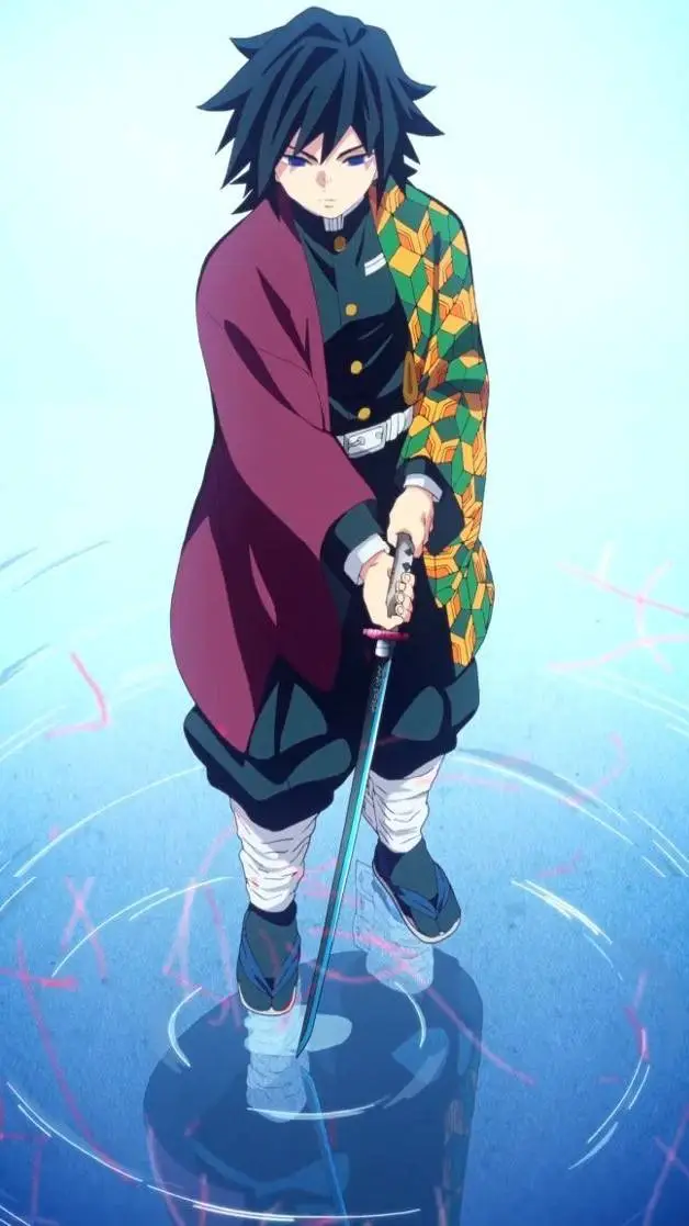 ai character: Giyu Tomioka 🥰💙 background