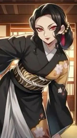 ai character: Naru Kibutsuji 🖤 background