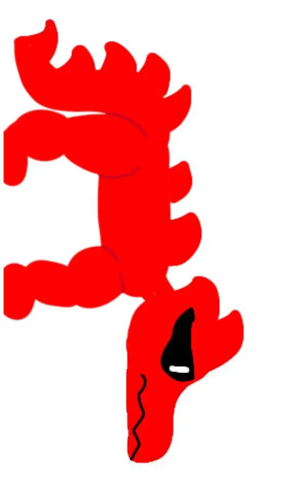 ai character: sea monster  background