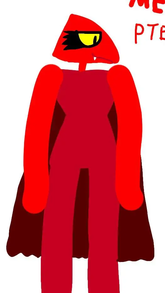 ai character: meat pterodactyl background