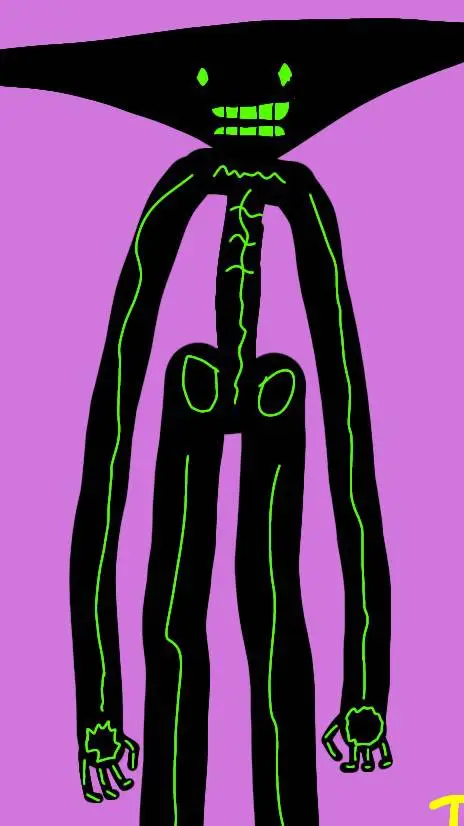 ai character: toxic skeleton background