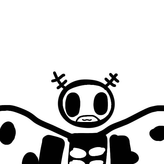 chat with ai character: Moth child
