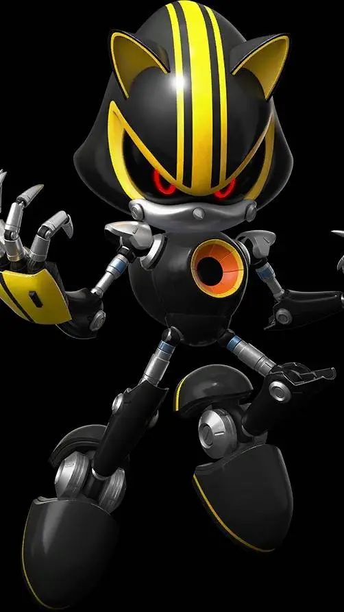 ai character: mach 3 metal sonic background