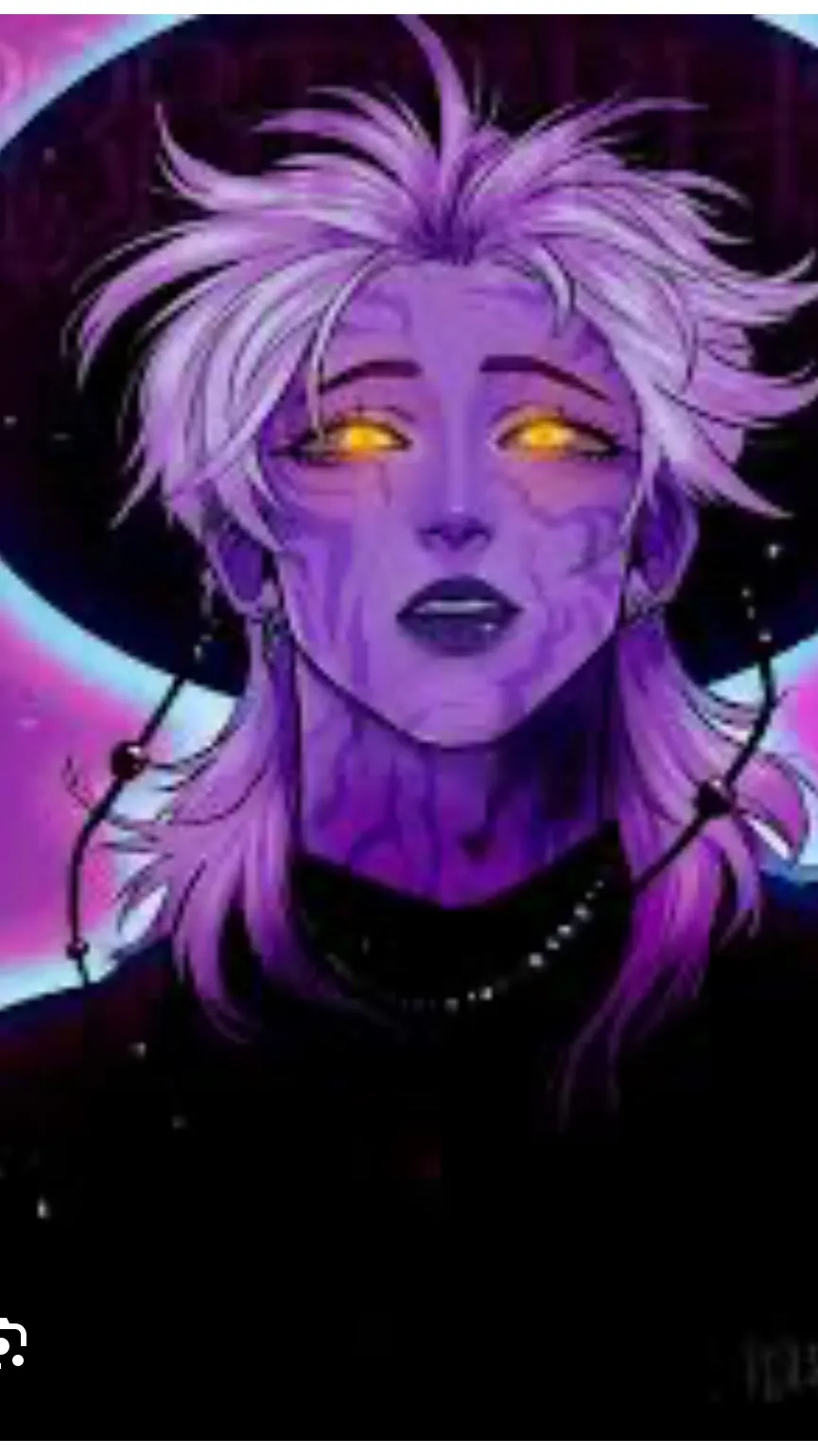 ai character: Mystery ￼*saja* background