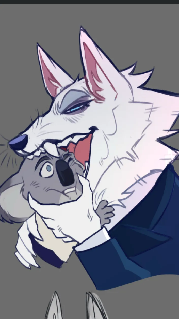 ai character: White Wolf background