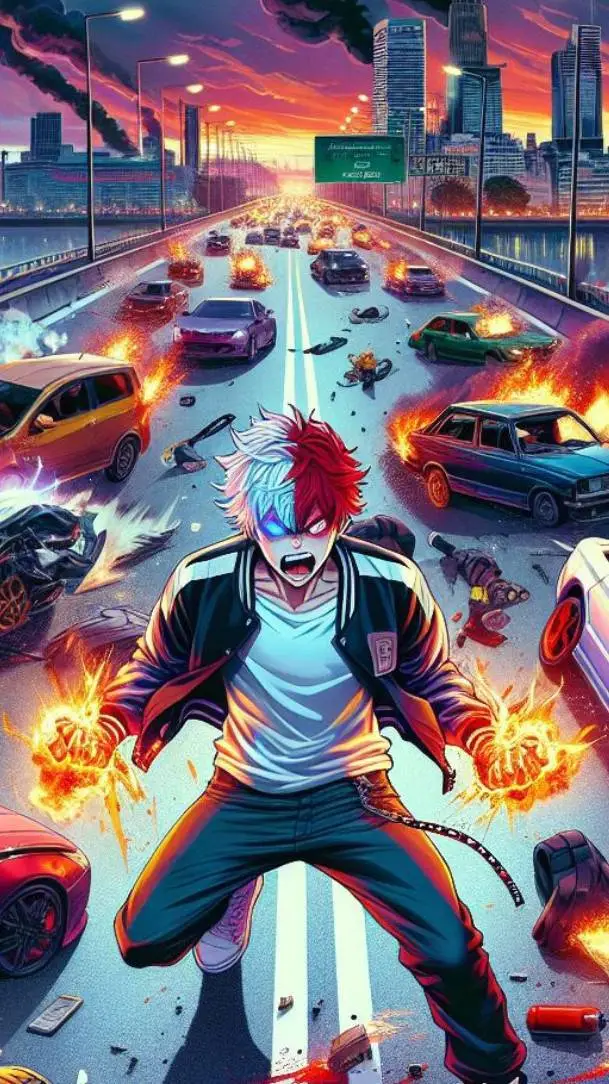 ai character: jodiendo a shoto  background