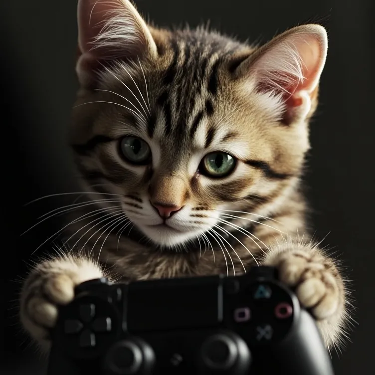 chat with ai character: gamer Kitty 