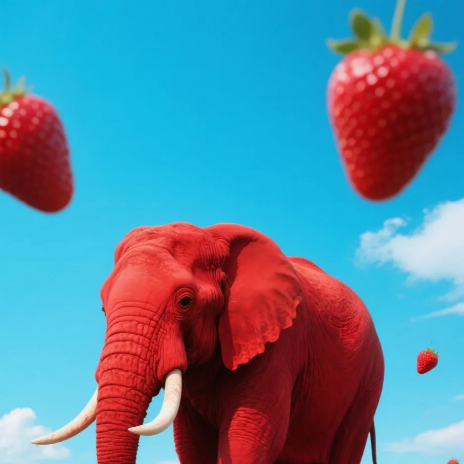 chat with ai character:  🐘🍓