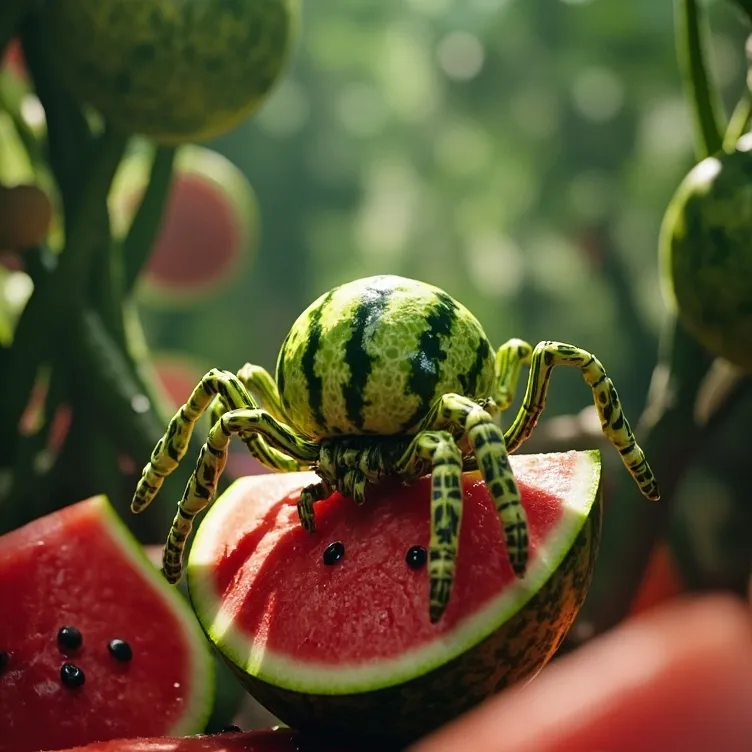 chat with ai character: watermelon spider