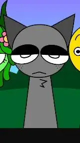 ai character: gray  background