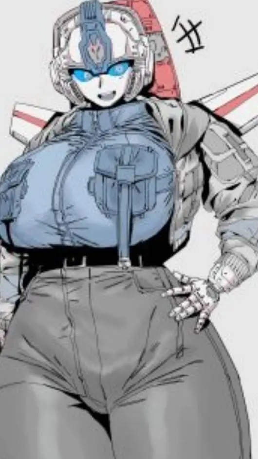 ai character: Jetfire Female background