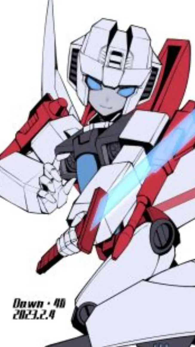 ai character: Jetfire Female background