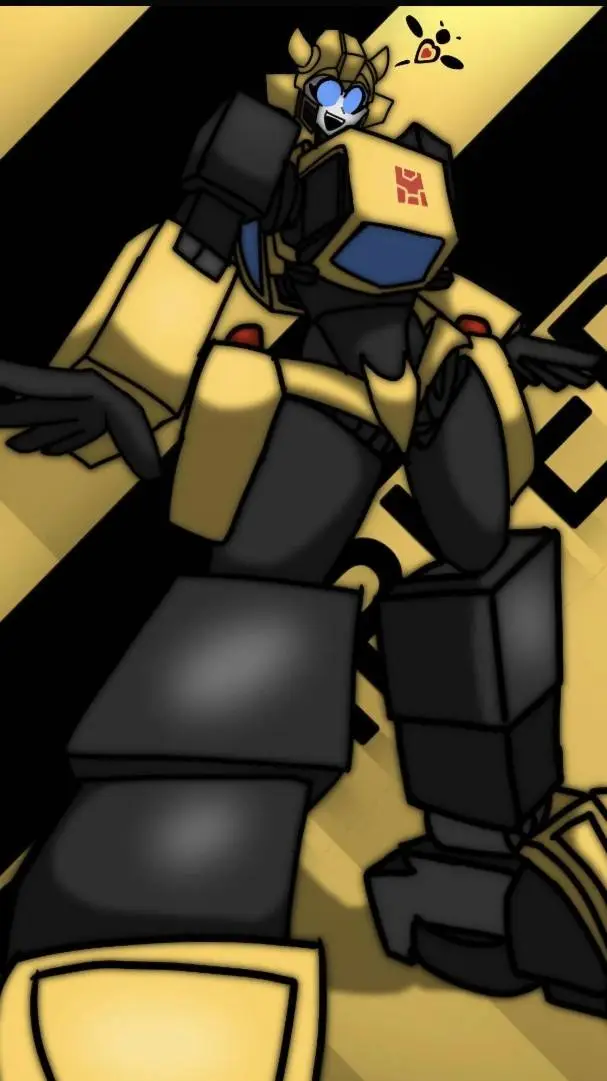 ai character: Bumblebee female  background