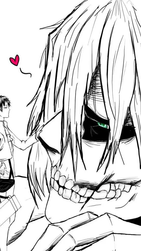 ai character: Eren Titan  background