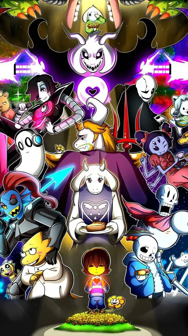 ai character: undertale background
