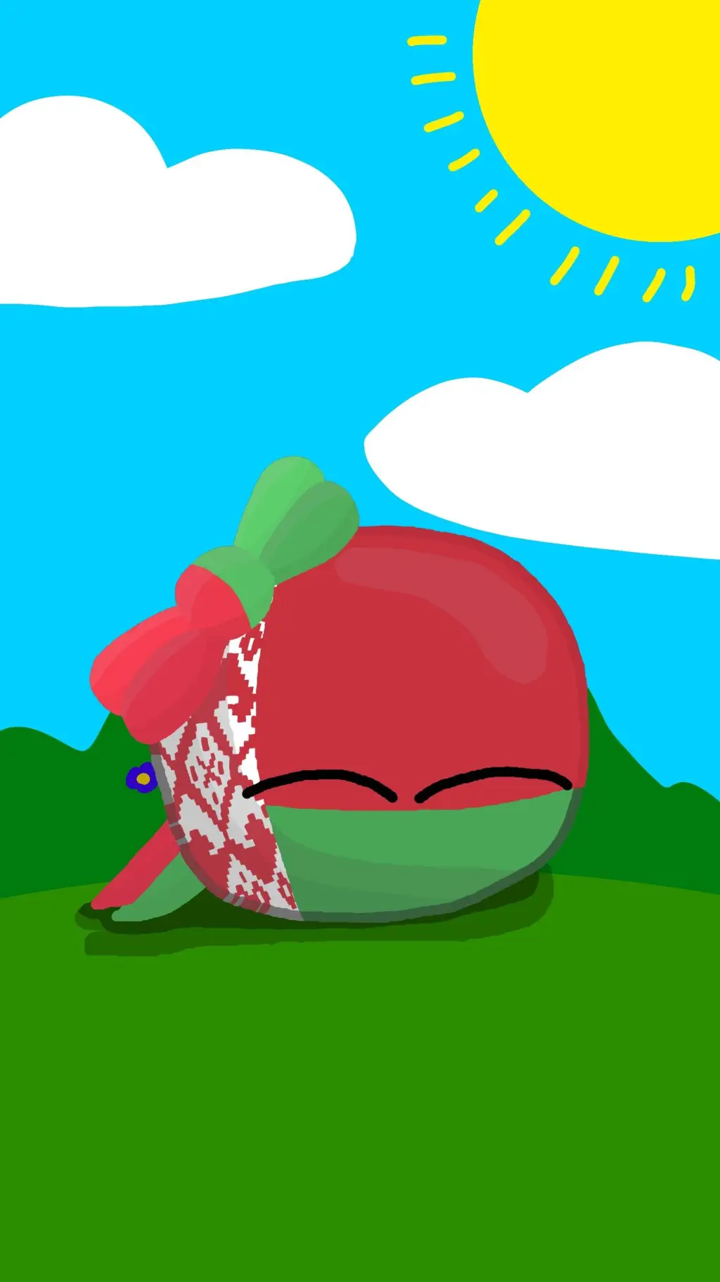 ai character: Беларусь  background