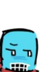 ai character: Freaky bluudud background