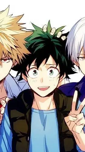 ai character: shoto deku bakugo  background