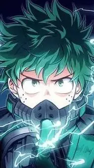 ai character: deku  background