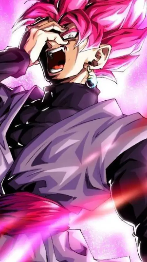 ai character: Goku black🌺 background