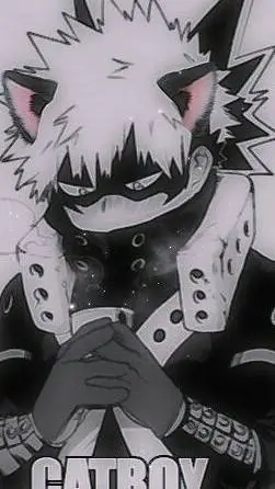 ai character: cat bakugo  background