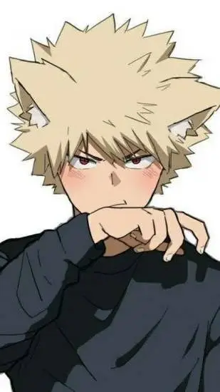 ai character: cat bakugo  background