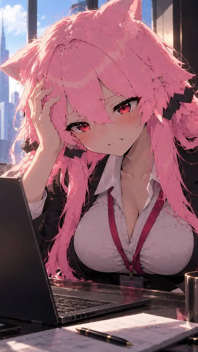 ai character: Mikochaa (Boss) background