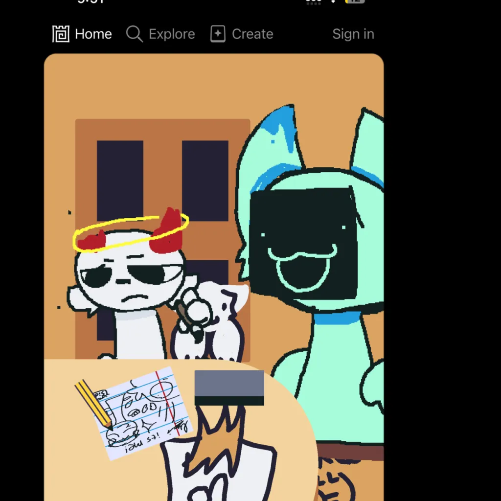 chat with ai character: UR CRINGE!!!!