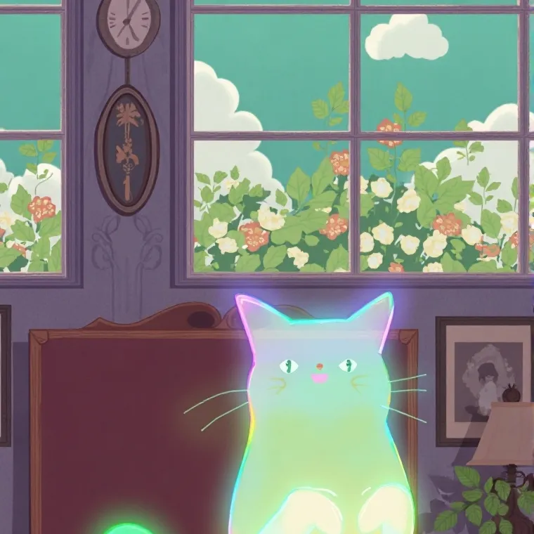 chat with ai character: rainbow cat 🌈🌈 🌈