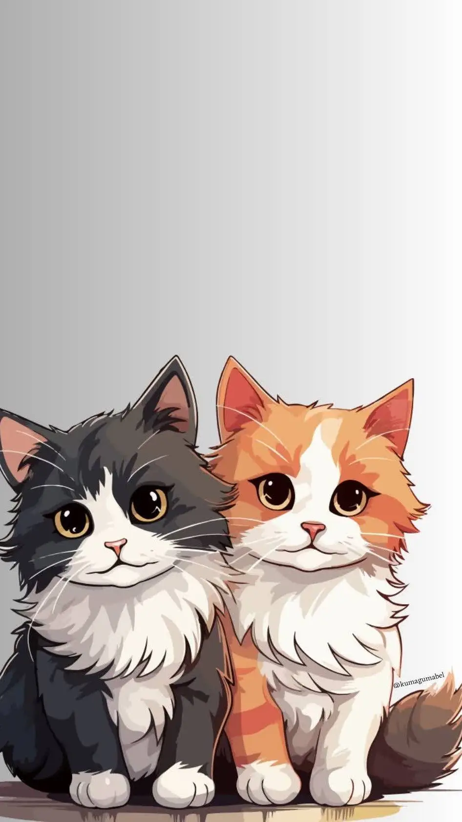 ai character: cat  background