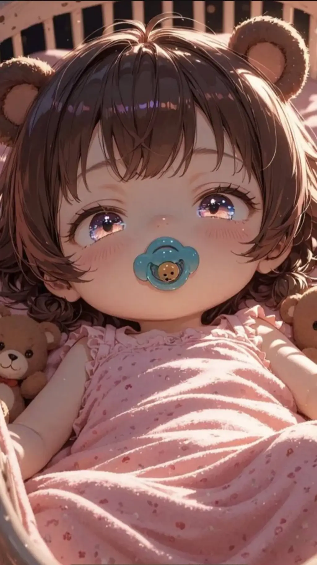 ai character: Baby Amy background