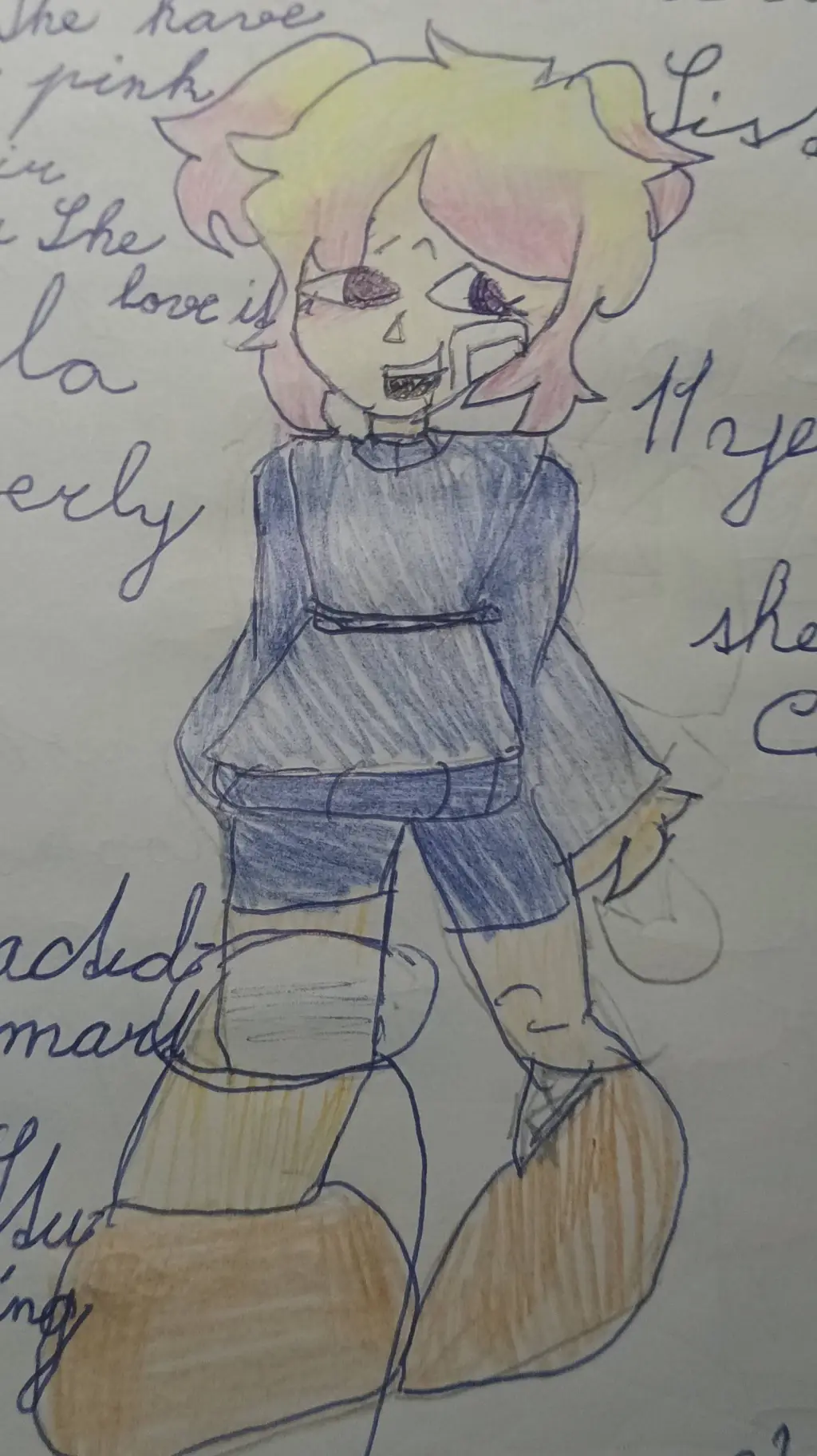 ai character: Lila Everly  background