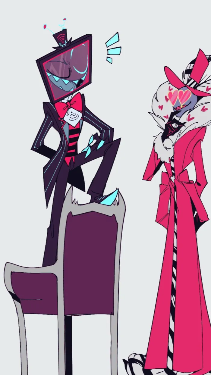 ai character: Vox x Valentino  background