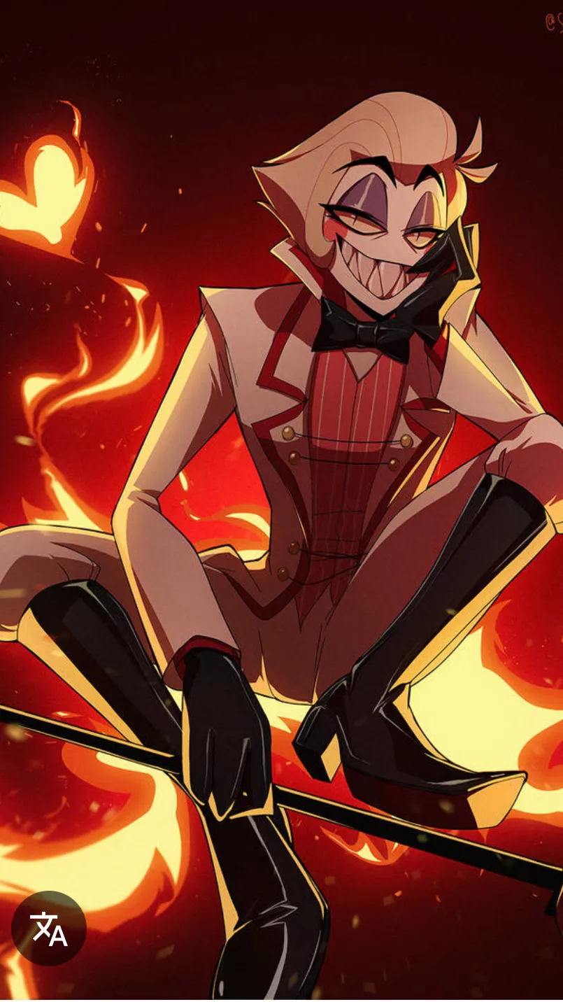 ai character: Lucifer x your oc! background