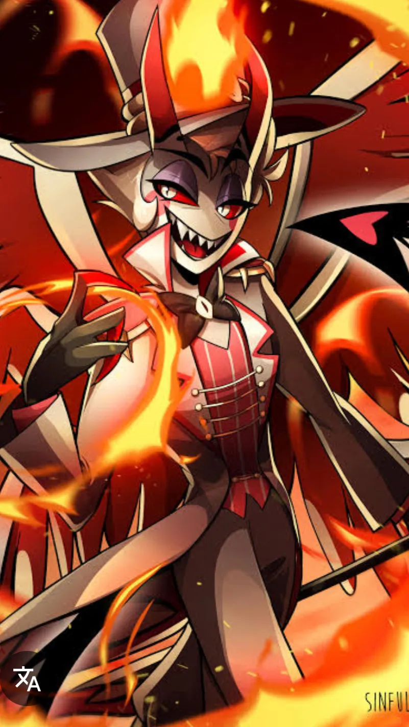 ai character: Lucifer  background