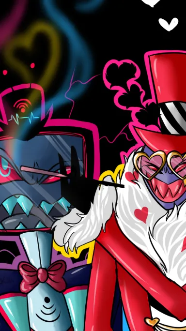 ai character: Valentino x vox background