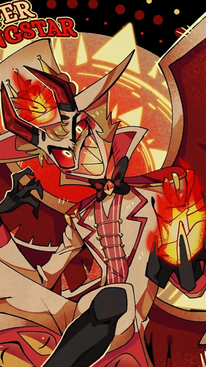 ai character: Lucifer new year background