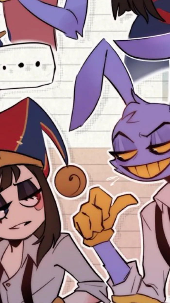 ai character: Funnybunny  background