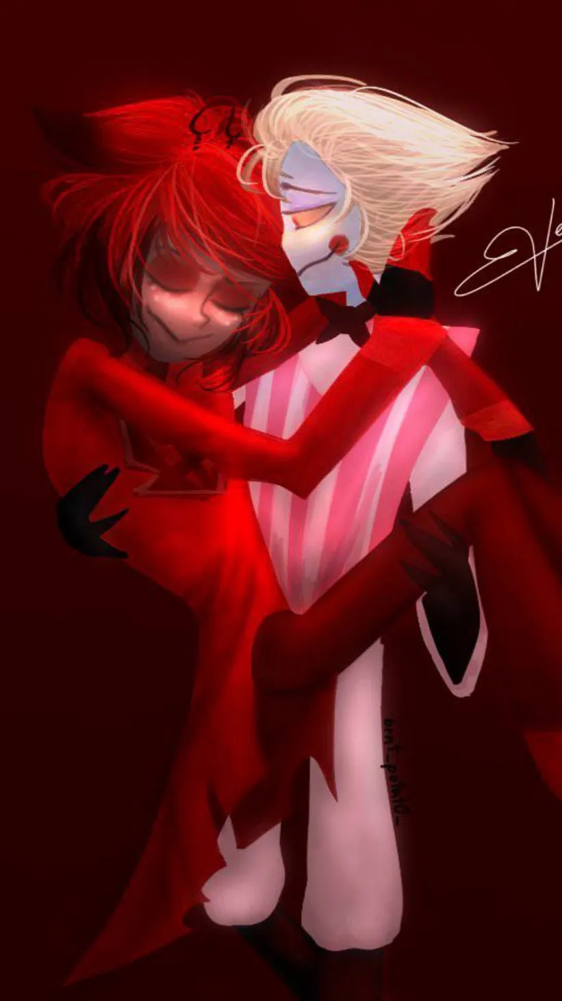 ai character: Lucifer x Alastor background