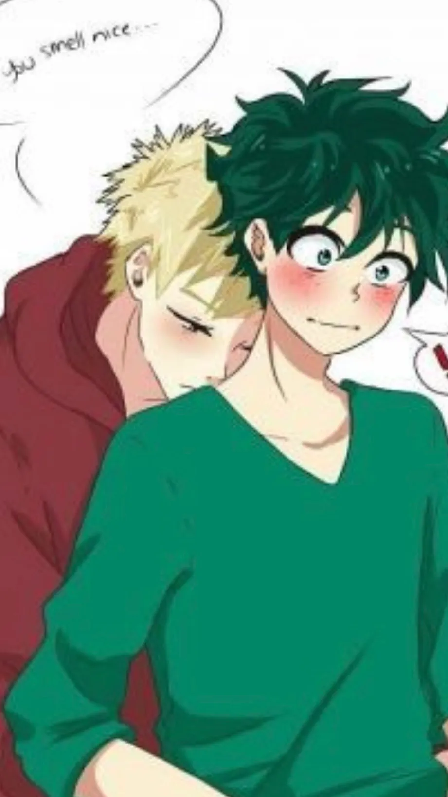 ai character: Kacchan x Deku background