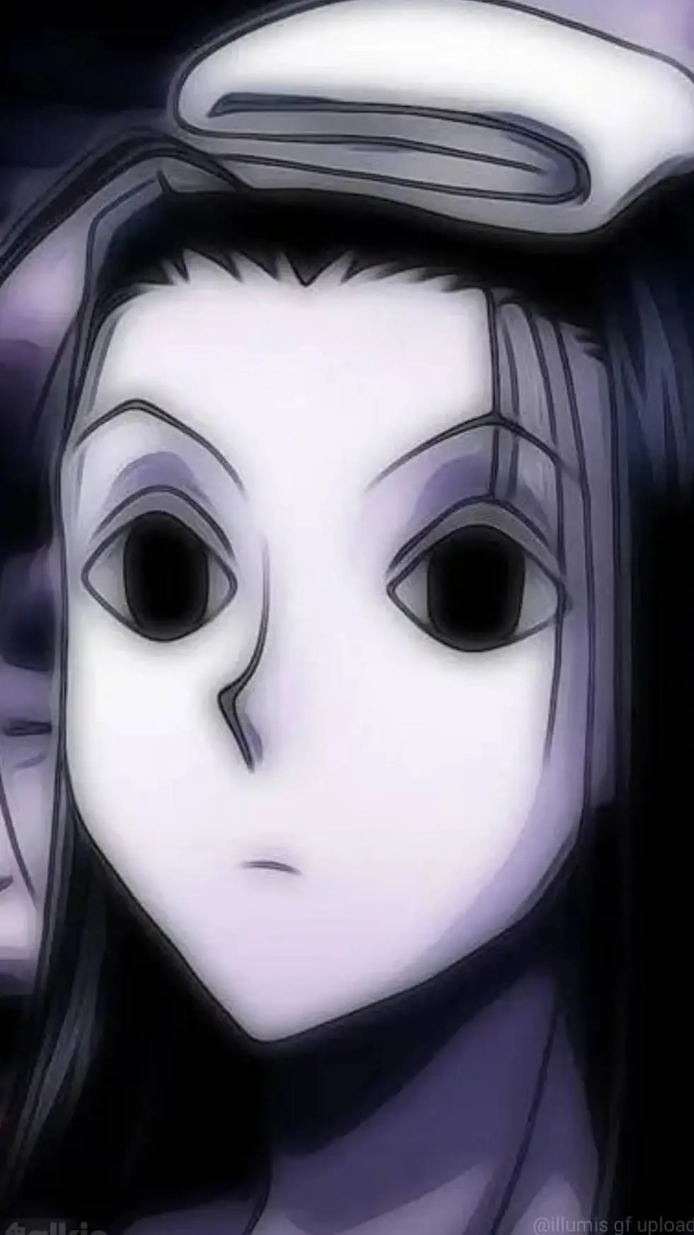 ai character: illumi zoldyck  background