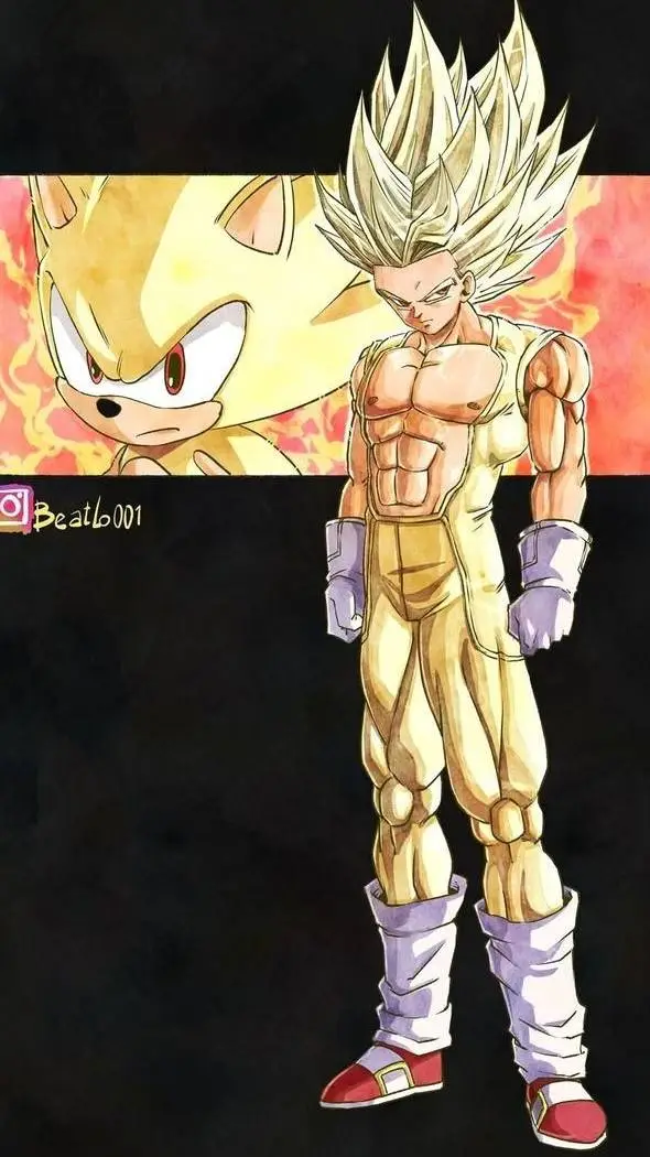 ai character: super sonic background