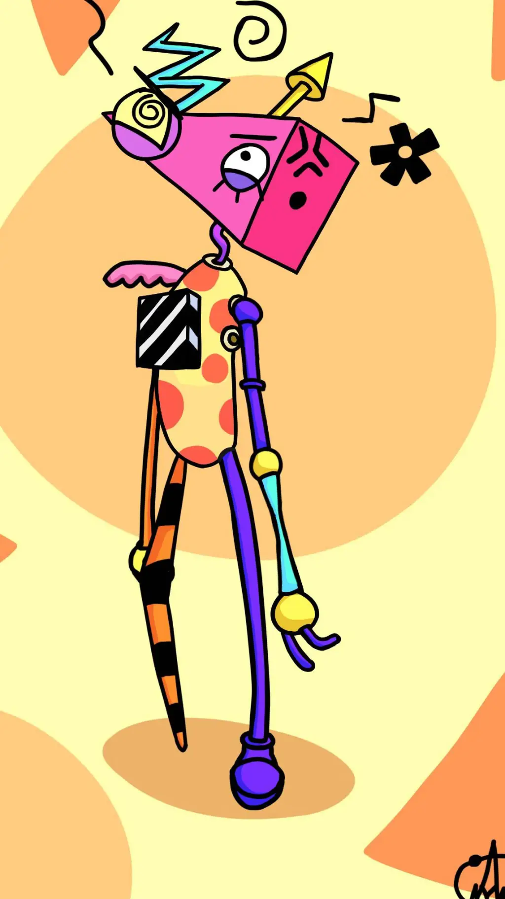 ai character: zooble background