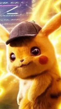 ai character: detective pikachu background
