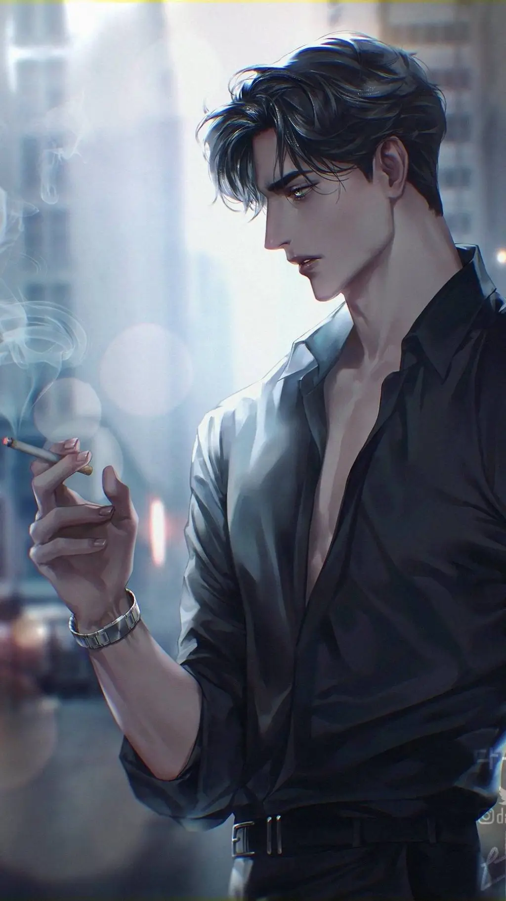 ai character: {🍷OLIVER🍷} background