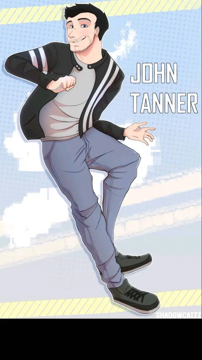 ai character: John tanner  background