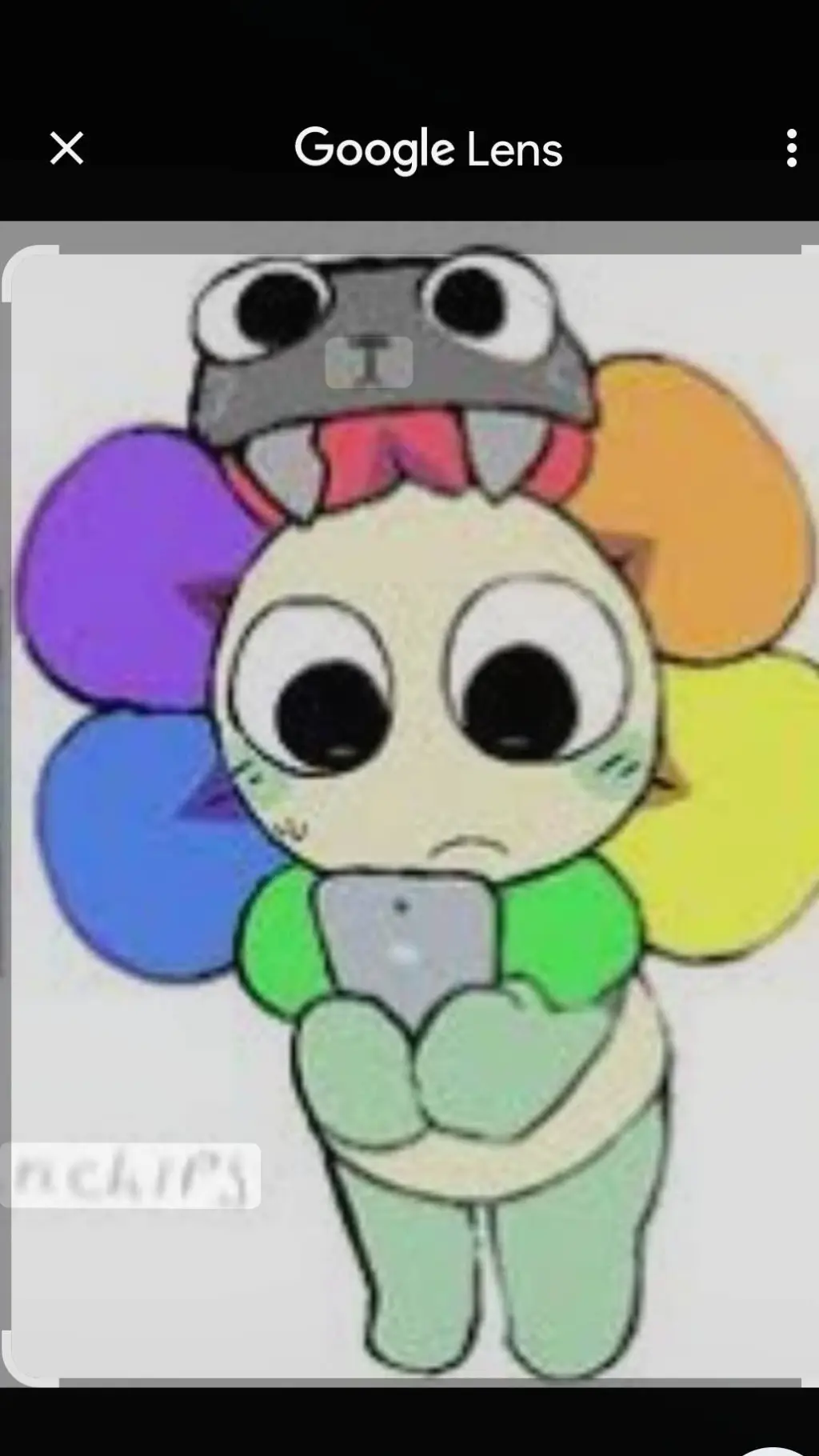 ai character: Dandy and Astro🌼X🌗 background