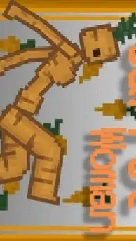 ai character: carrot  woman background