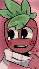 ai character: sprout!(fruitcake) background