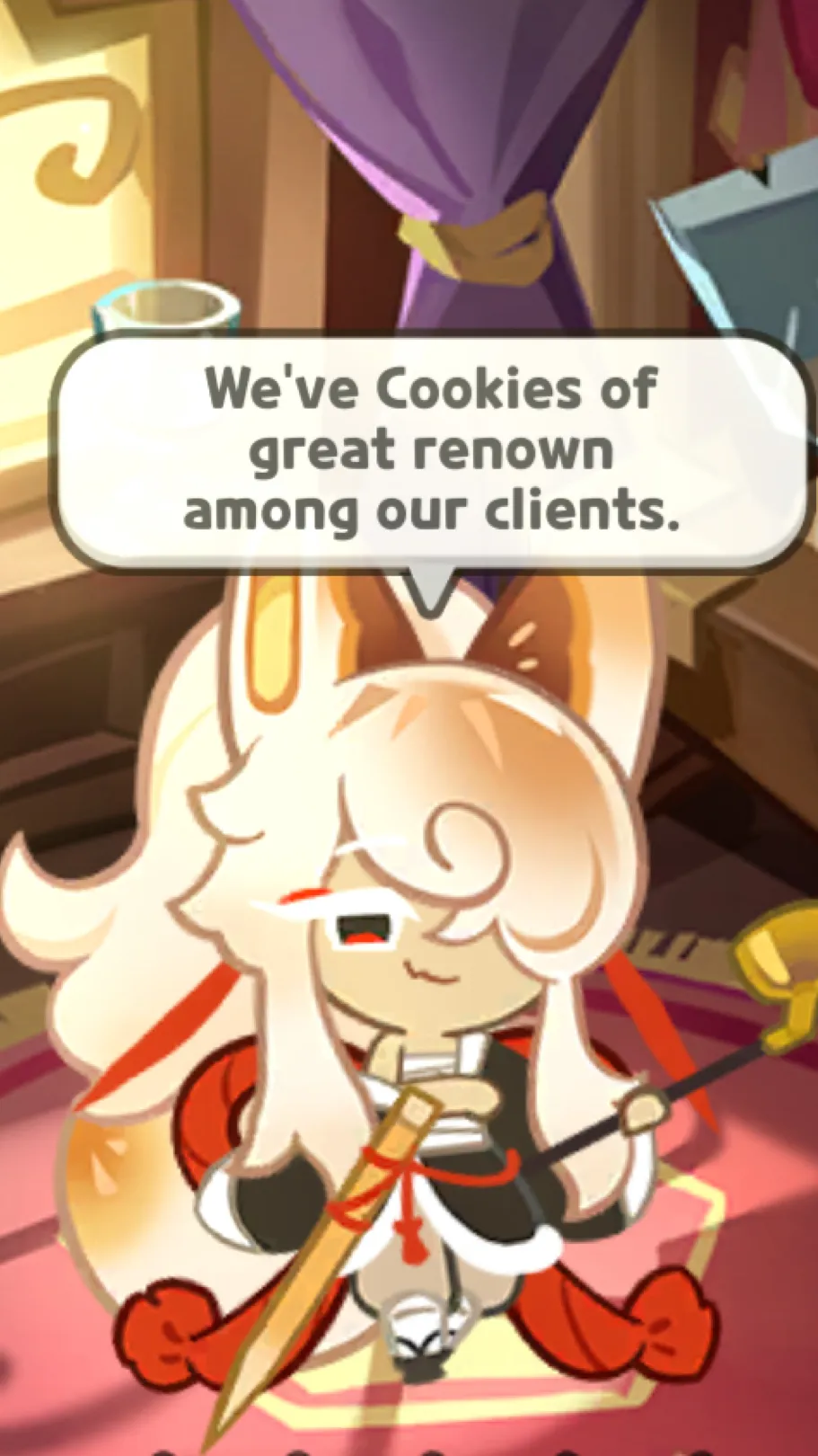 ai character: Manju cookie background